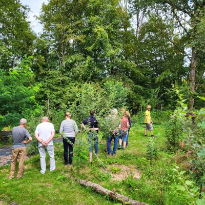 Visite de l'agro-forêt